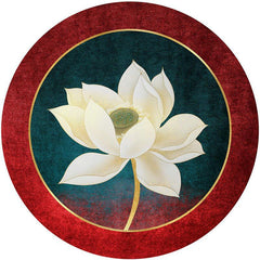 Cartoon Round Carpet Plush Thick Area Rug for Home