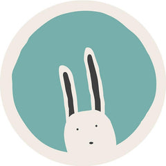 Cartoon Round Carpet Plush Thick Area Rug for Home