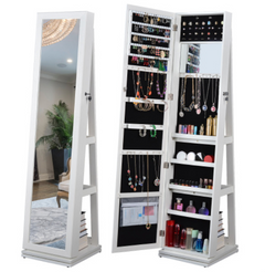 Rotating Jewelry Mirror